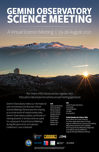 Conference Poster: Gemini Observatory Science Meeting