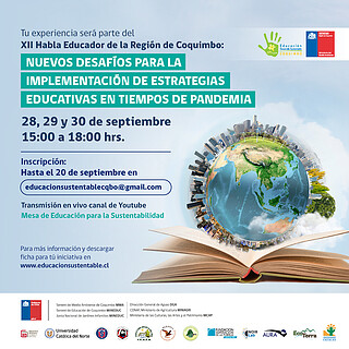 Electronic Poster: Día 1: XII Seminario Habla Educador "Nuevos Desafíos para la implementación de estrategias educativas en tiempos de Pandemia