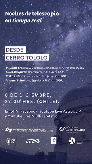 Electronic Poster: Noches de telescopio en Tiempo Real