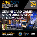 Electronic Poster: Run a World Class Telescope with the Gemini Card Game-Online!