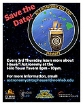 Social media graphic for Hawaiʻi Astronomy on Tap.