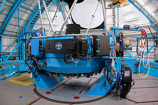 The NEID port adaptor on the 3.5-meter WIYN Telescope.