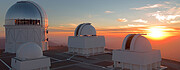 Cerro Tololo Inter-American Observatory at sunset