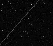 Earlier image of a BlueWalker 3 pass over Ckoirama Observatory