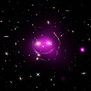 Image of Cheshire Cat gravitationally lensed galaxies