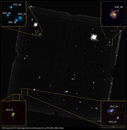 GeMS/GSAOI K-band image of young galaxies