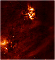 Orion Nebula in Mid-infrared