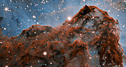 Pared occidental de la Nebulosa de Carina (con óptica adaptativa)