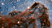 Pared occidental de la Nebulosa de Carina (sin óptica adaptativa optics)