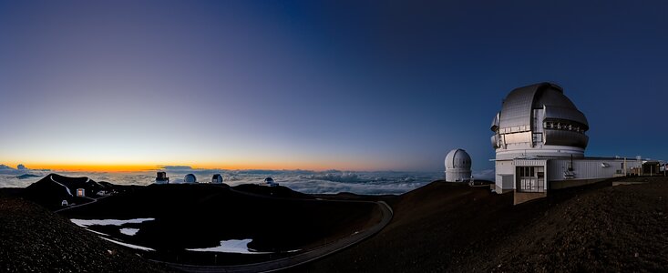 Maunakea Observatories Panorama