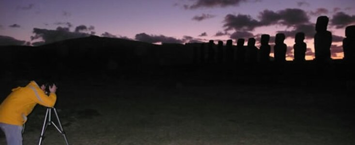 Gemini outreach at Easter island