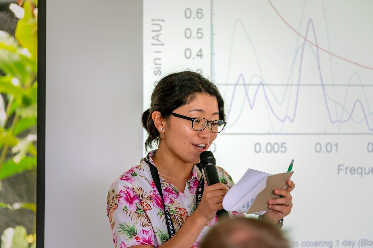 Siyi Xu of Gemini Observatory at the 2019 IAU White Dwarf Symposium