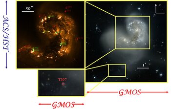 Orderly Star Cluster Formation in Chaotic Galaxy Merger