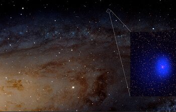 Gemini Observations Show Distant Black Hole Pair is “Photobombing” Culprit