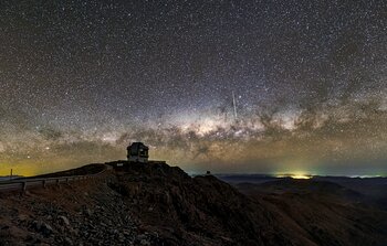 Telescope Silhouettes at Cerro Pachón
