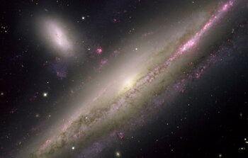 Interacting galaxy Pair NGC 1532 and NGC 1531