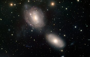 Spiral Galaxies NGC 3166 and NGC 3169