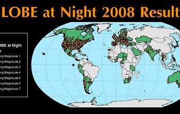 GLOBE at Night 2008 Reaches 62 Countries