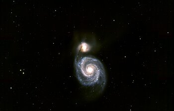 WIYN/NOAO: M51, the Whirlpool Galaxy, seen with new ODI Camera on WIYN Telescope