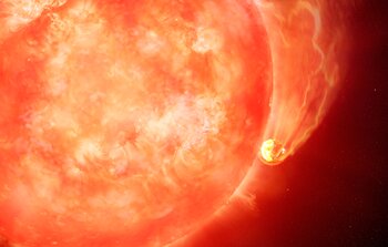 Por primera vez astrónomos observan un planeta devorado por su estrella