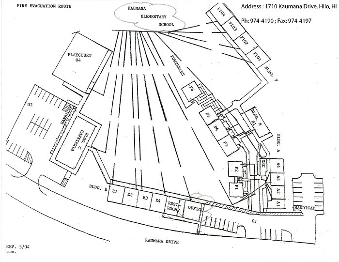 Kaumana Elementary Map