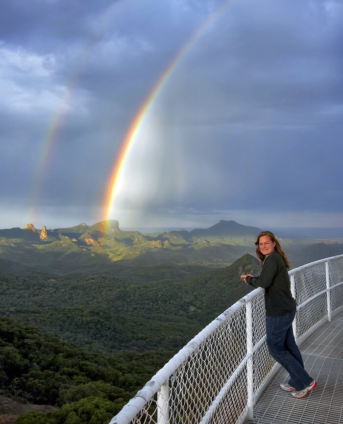 Amanda Bauer at Siding Spring Observatory, Australia