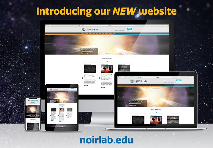 Nuevo sitio web de NOIRLab