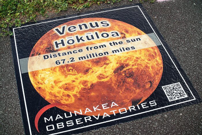 Venus Decal, part of the Waimea Solar System Walk