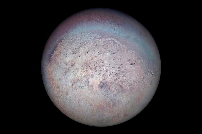 Neptune’s Moon Triton Fosters Rare Icy Union