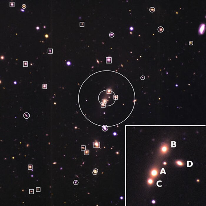 Color composite image of SDSS CG 6