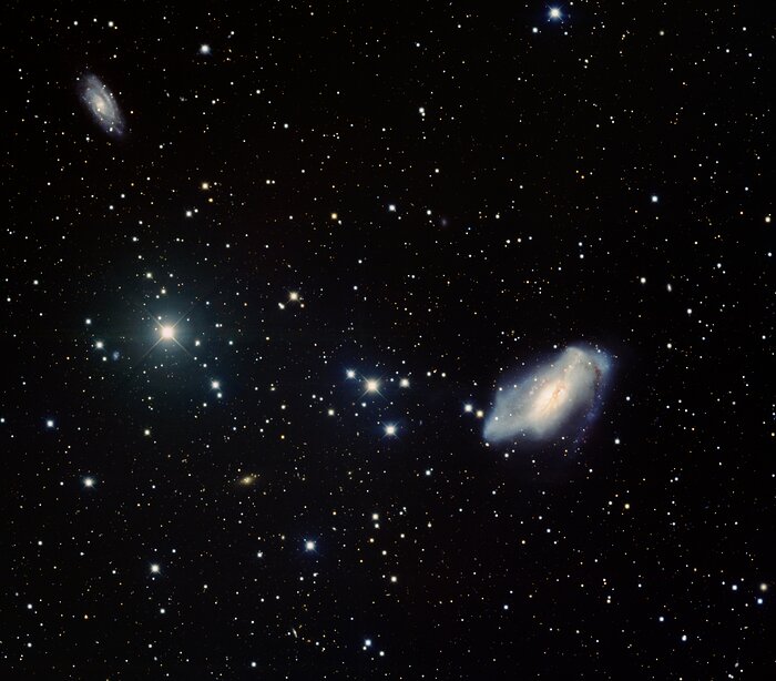 Peculiar Barred Spiral Galaxy NGC 2146