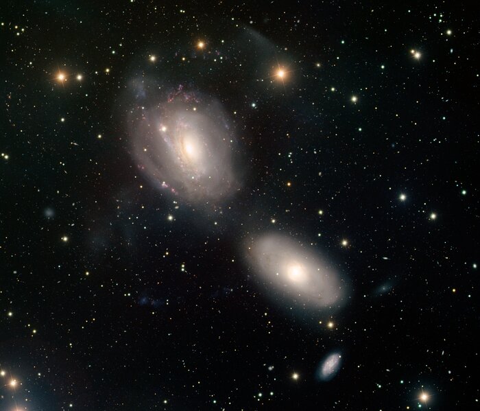 Galaxias Espirales NGC3166 y la NGC3169