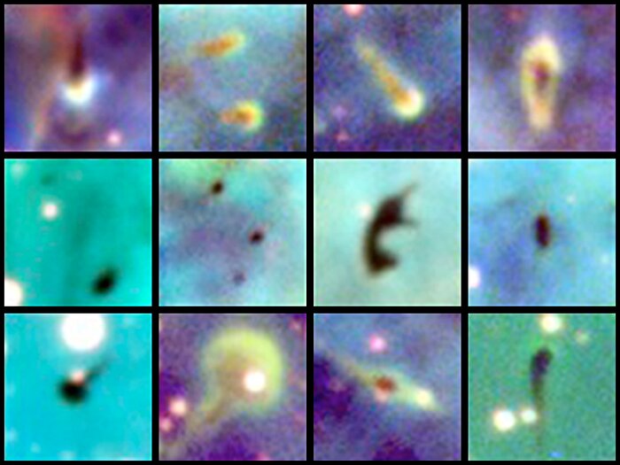 Proplyds within the Carina Nebula (NGC 3372)