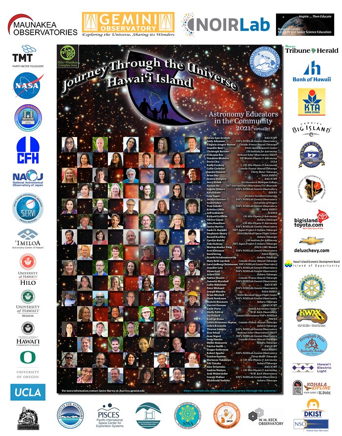 Poster de Journey Through the Universe 2021