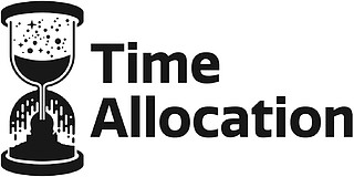 Logo: Time Allocation - Black