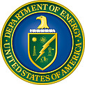 Logo: Seal of the United States Department of Energy (shaded)