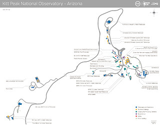 Map: Kitt Peak National Observatory - Arizona