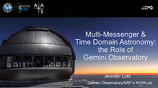 Presentation: Multi-Messenger and Time-Domain Astronomy and the Role of Gemini and GEMMA