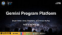 Presentation: Gemini Program Platform