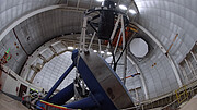 Interior del Telescopio de 4 metros Nicholas U. Mayall