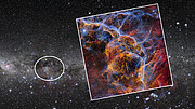 Zoom hacia el remanente de Supernova Vela