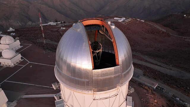Aerial view of the Víctor M. Blanco 4-meter Telescope.