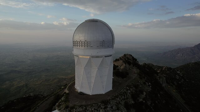 Nicholas U. Mayall 4-meter Telescope Aerial Drone Footage