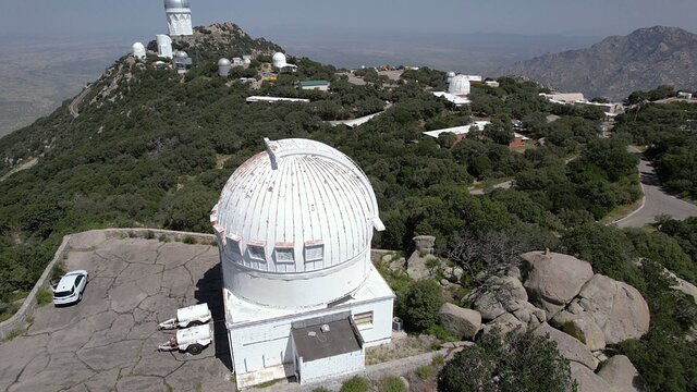 WIYN 0.9-meter Telescope Aerial Drone Footage