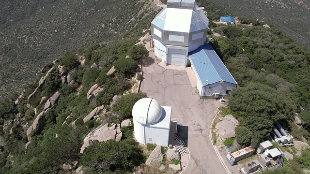 Visitor Center Levine 0.4-meter Telescope and WIYN Telescopes Aerial Drone Footage