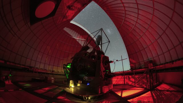 Inside Rubin Auxiliary Telescope