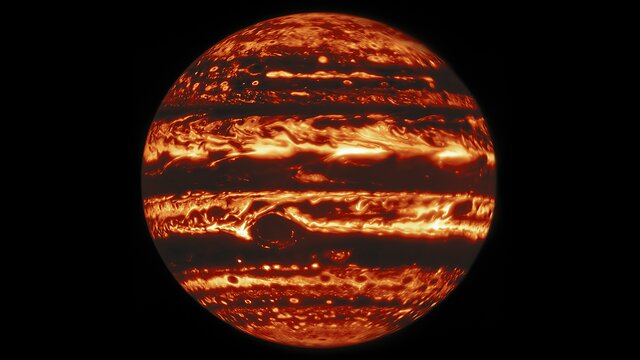 Jupiter Shows Its Stripes and Colors (crossfade)