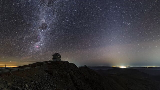 A night of observing at Cerro Pachón