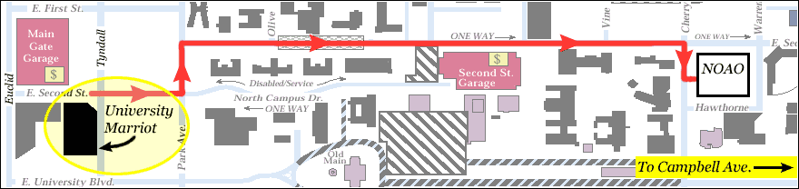 Cropped thumbnail of a map detail of Marriot Hotel location